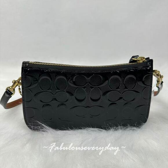 Coach Penn Signature Leather Shoulder Bag In Black CCC46 NWT - Picture 4 of 12
